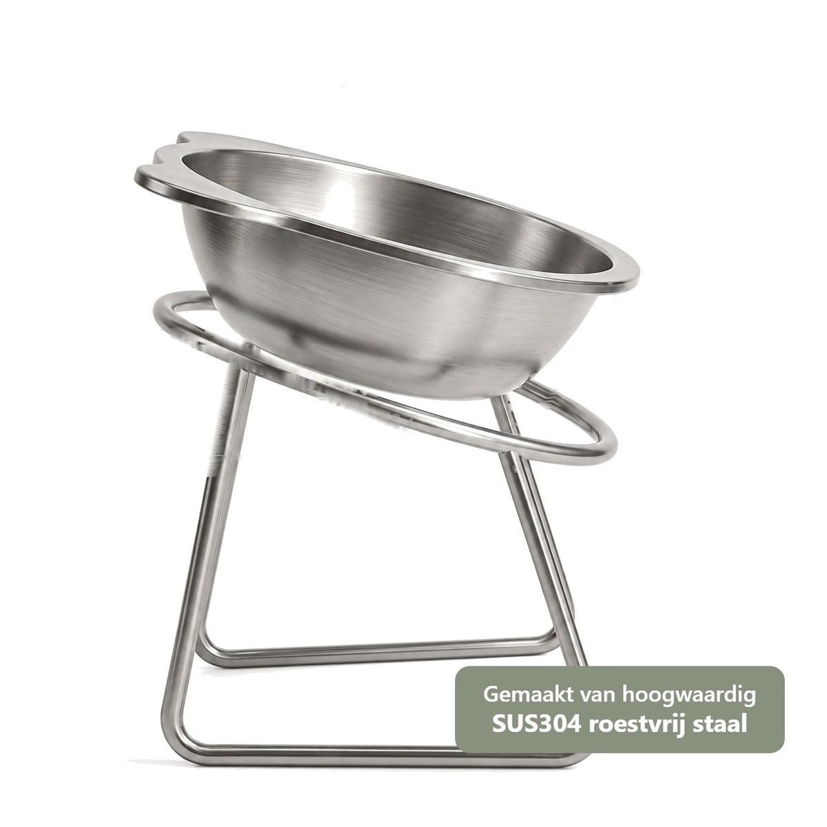 De voerbak van hoogwaardig SUS304 roestvrij staal